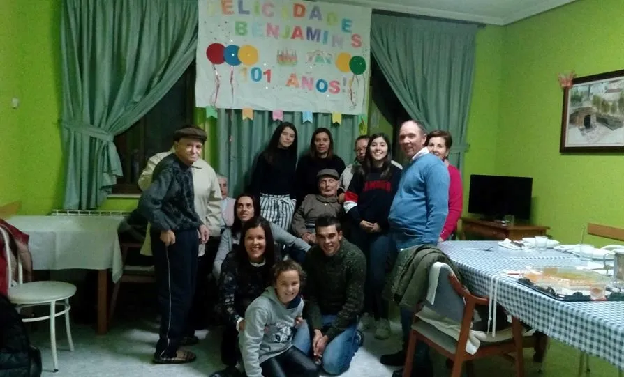 Benjamín García Oreja cumple 101 años  