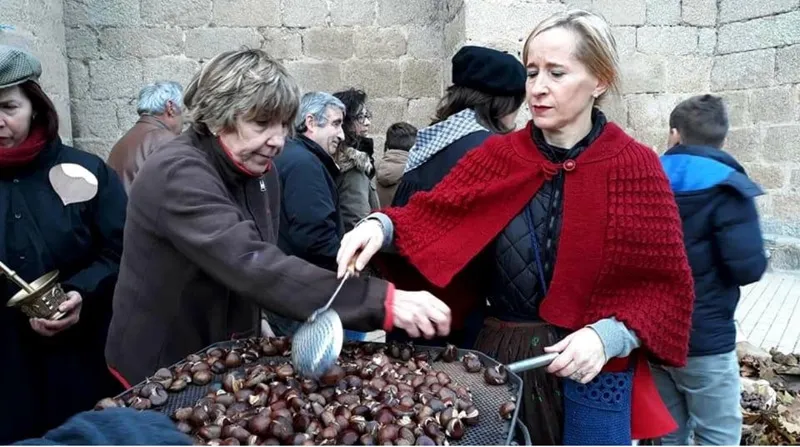 Foto 2 - Tradicion, sabores y ambiente se unen en la Fiesta de la Casta&ntilde;a en Macotera