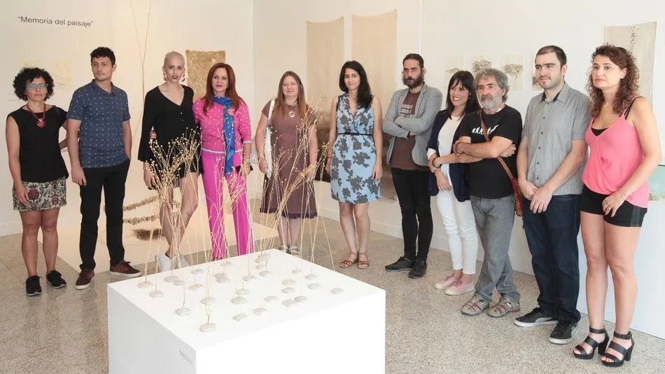 Grupo de artistas becados en 2017 por la Fundación Villalar