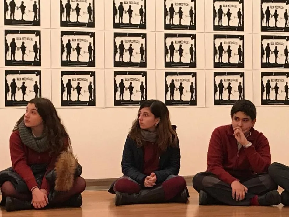 Foto 5 - Divertida lecci&oacute;n de arte en el DA2&nbsp;para alumnos del colegio San Juan Bosco