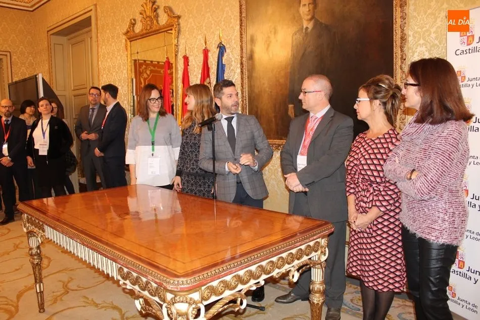 Recepción en el Ayuntamiento a los participantes en el Encuentro de Centros de Enseñanza de Español ECELE