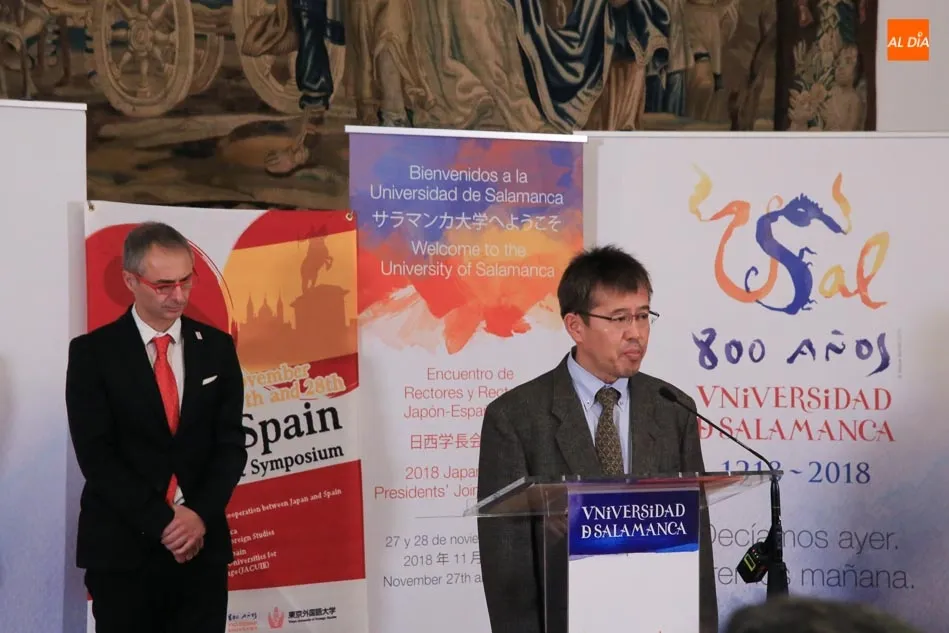 Foto 5 - Rectores de 40 universidades japonesas y espa&ntilde;olas estrechan lazos en Salamanca