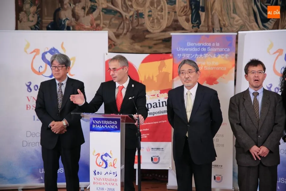 Foto 4 - Rectores de 40 universidades japonesas y espa&ntilde;olas estrechan lazos en Salamanca
