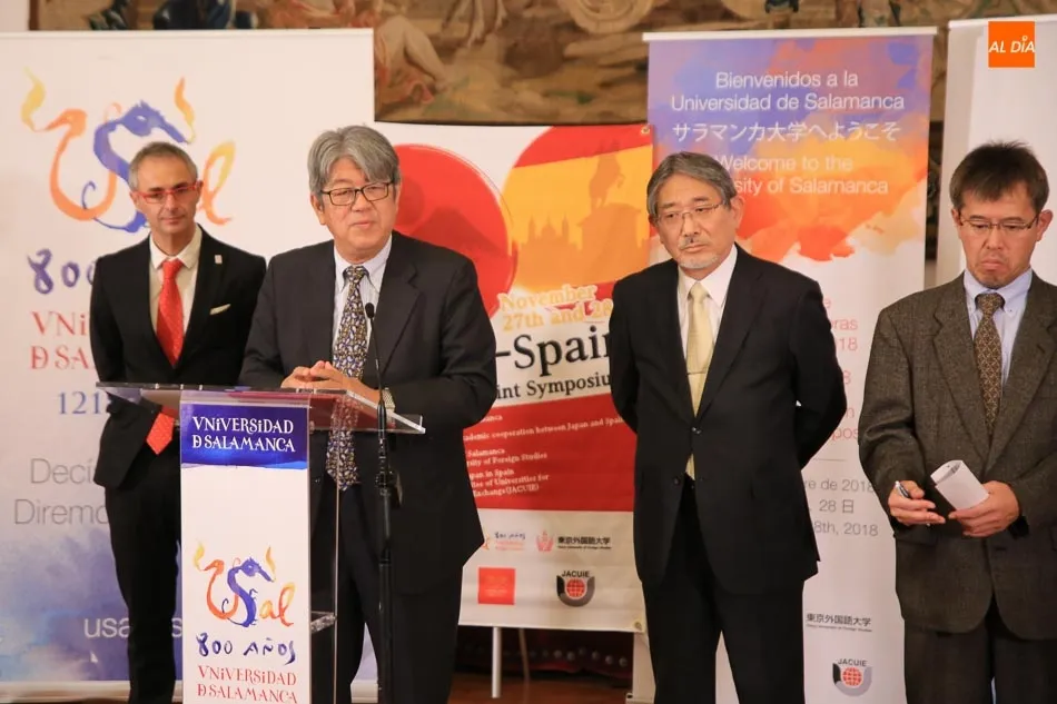 Foto 3 - Rectores de 40 universidades japonesas y espa&ntilde;olas estrechan lazos en Salamanca