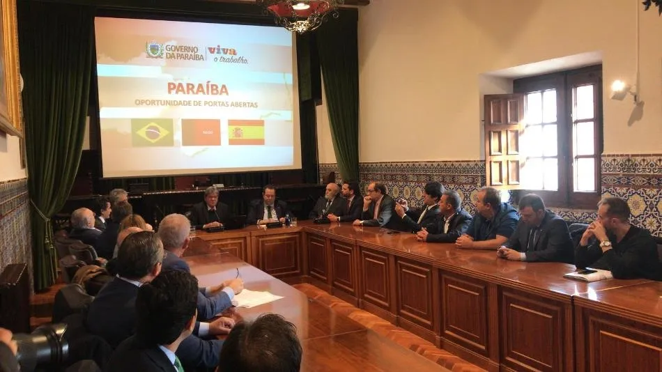 Encuentro con la delegación brasileña en la Cámara de Comercio