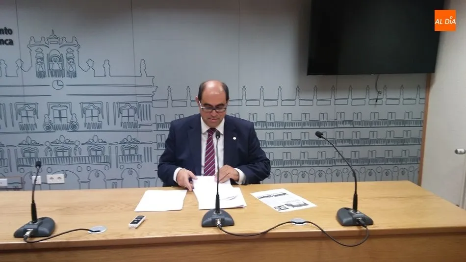 El portavoz del Grupo Popular en el Ayuntamiento de Salamanca, Fernando Rodríguez.