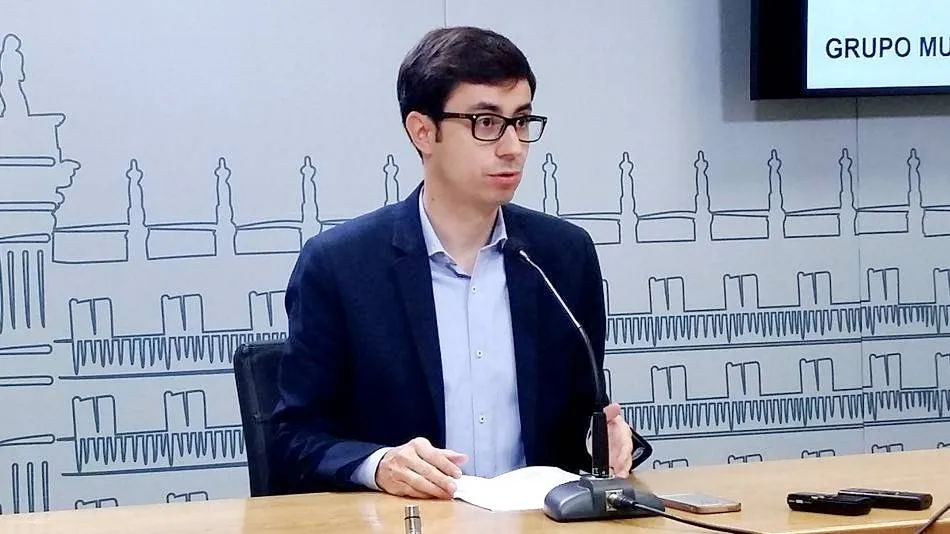 El portavoz del Grupo Municipal Socialista en el Ayuntamiento de Salamanca, José Luis Mateos