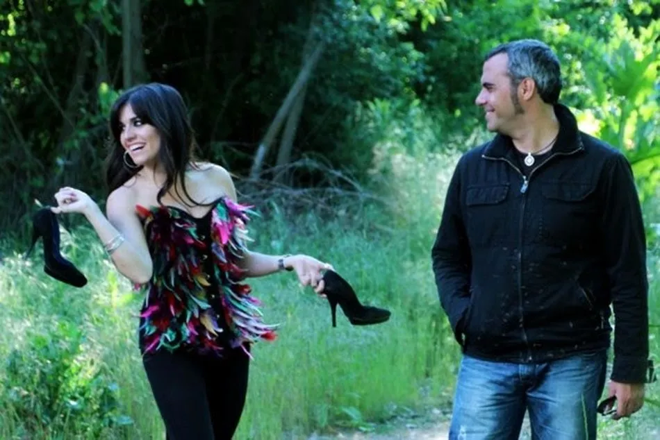 Fátima García y Chefo Martína, componente de ‘Godaiva’.