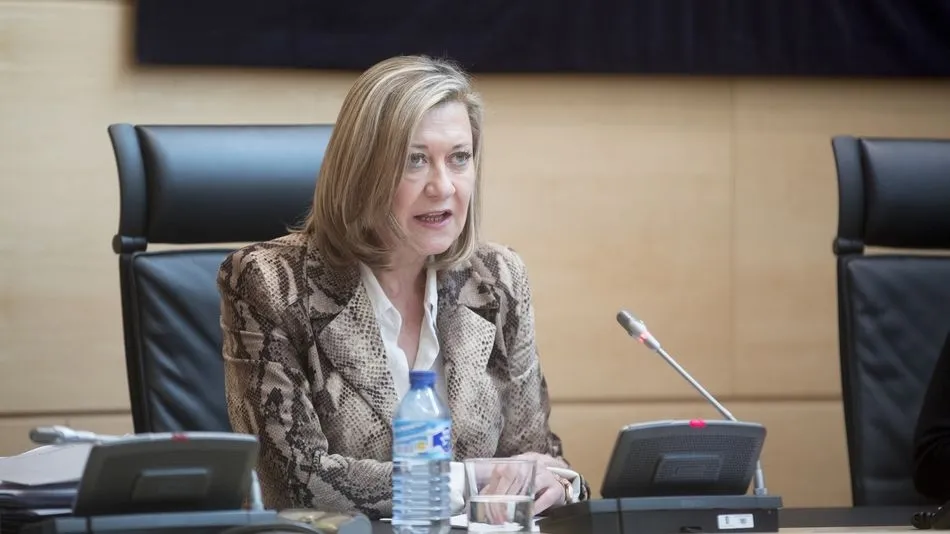 Pilar del Olmo, consejera de Economía y Hacienda de Castilla y León