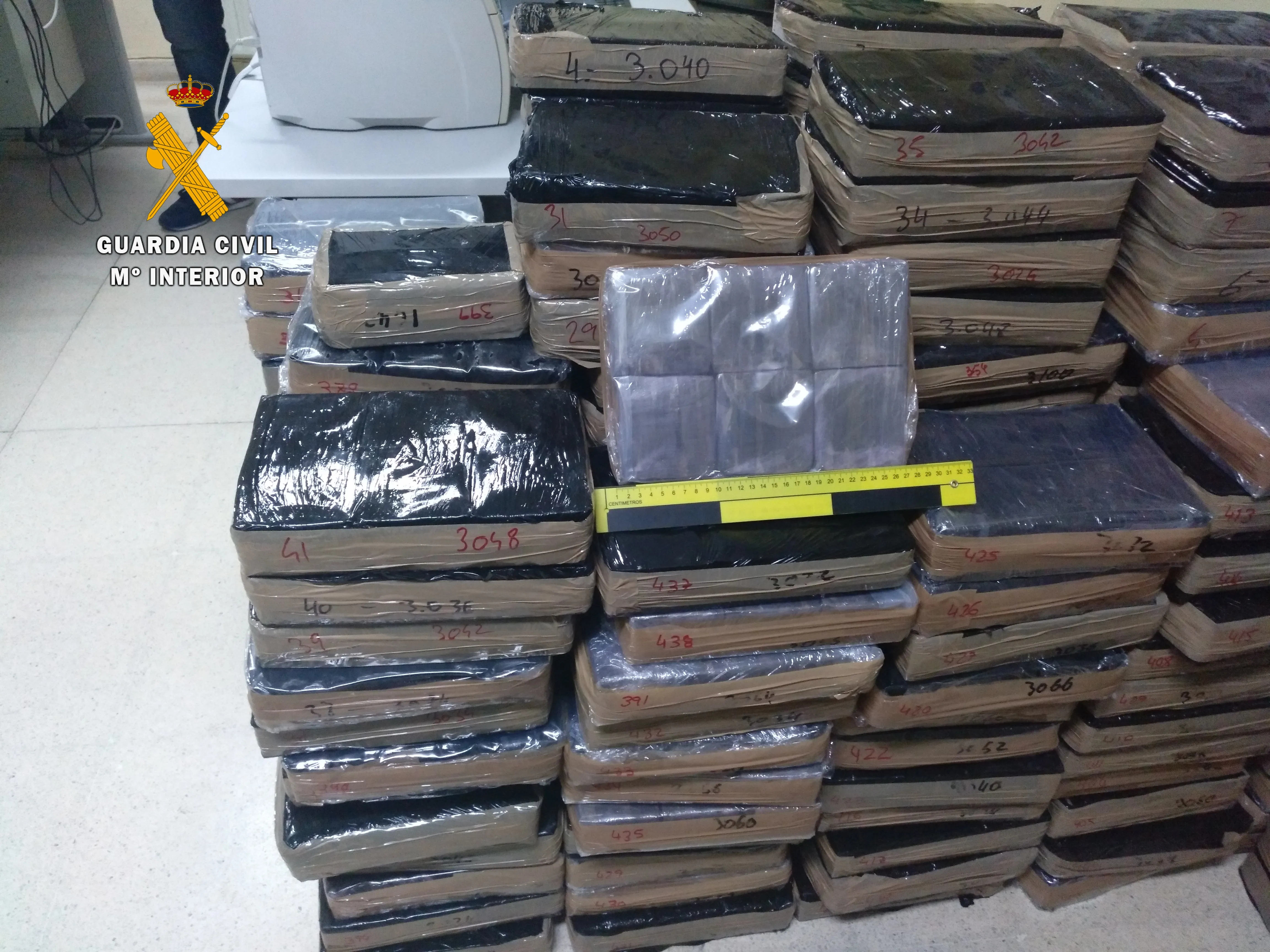 Foto 2 - La Guardia Civil de Salamanca se incauta de 1.335 kilos de hach&iacute;s