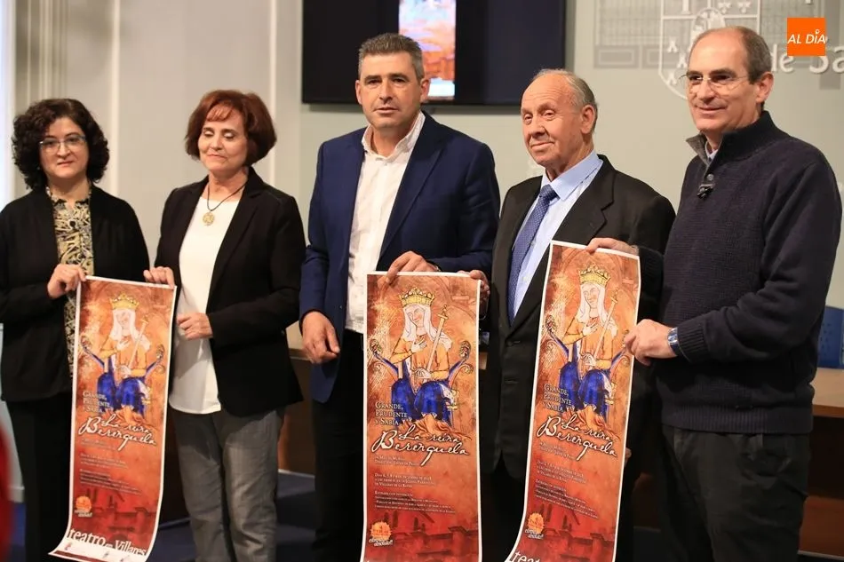 De izq. a dcha., Maribel Sánchez, Teresa Polo, Julián Barrera, José Martín y Javier de Prado. Foto: Alberto Martín