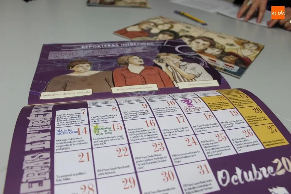 Foto 2 - Un calendario editado por STEs dar&aacute; visibilidad a las mujeres los 365 d&iacute;as del a&ntilde;o