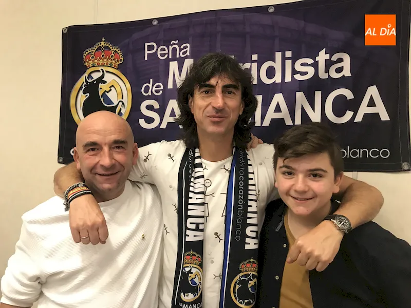 Foto 2 - La Pe&ntilde;a Madridista de Salamanca celebra su 16&ordm; aniversario con la visita de Amavisca