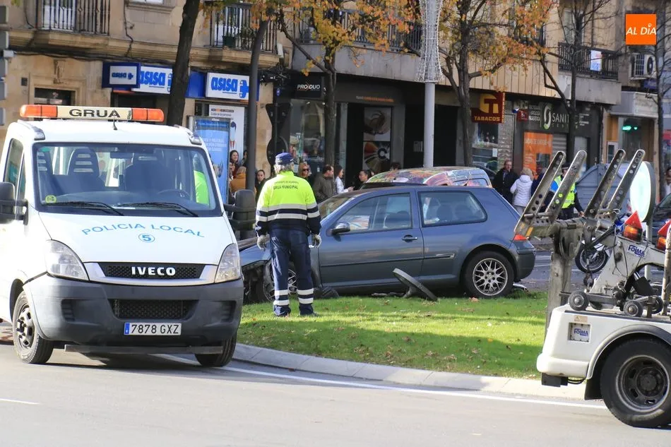 Foto 5 - Los dos conductores causantes de la colisi&oacute;n en la Plaza de Espa&ntilde;a niegan que hubiera pique entre ...