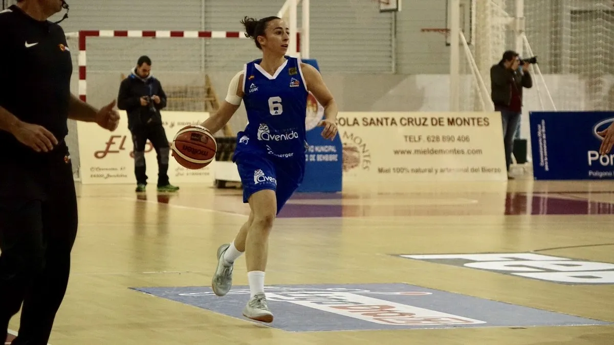 Silvia Domínguez, en el Bembibre Arena. / @CBAvenida