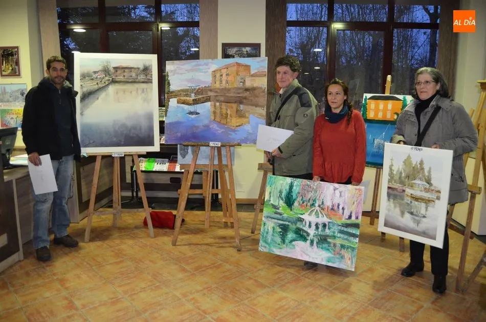 Ganadores del Concurso de pintura rápida de El Bosque de Béjar