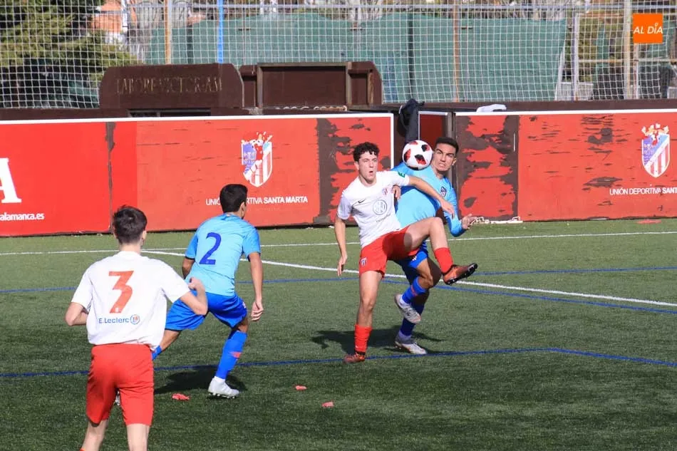 Foto 7 - El Santa Marta sufre un serio castigo ante el Atl&eacute;tico de Madrid (0-5)  