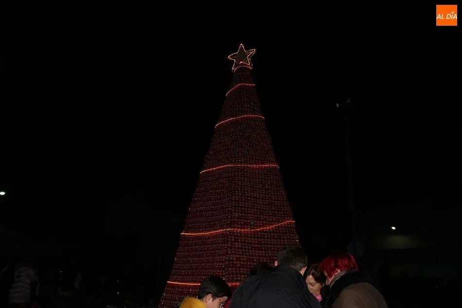 Foto 11 - Villoruela abre la Navidad con un original &aacute;rbol solidario
