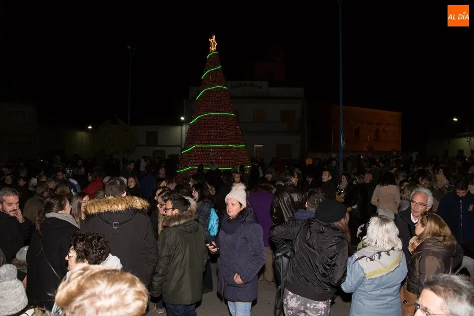 Foto 5 - Villoruela abre la Navidad con un original &aacute;rbol solidario