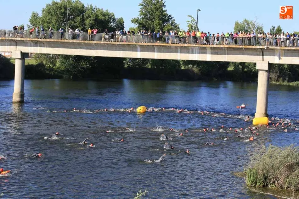 Una imagen del último Triatlón en Salamanca.