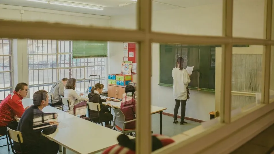 Centro educativo Los Tilos, en Garrido