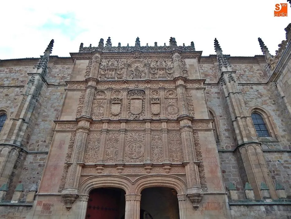 Imagen de la fachada de la Universidad de Salamanca.