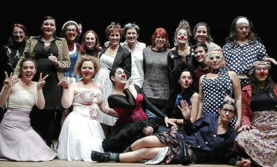  Participantes en un Encuentro de Payasas’ anterior .