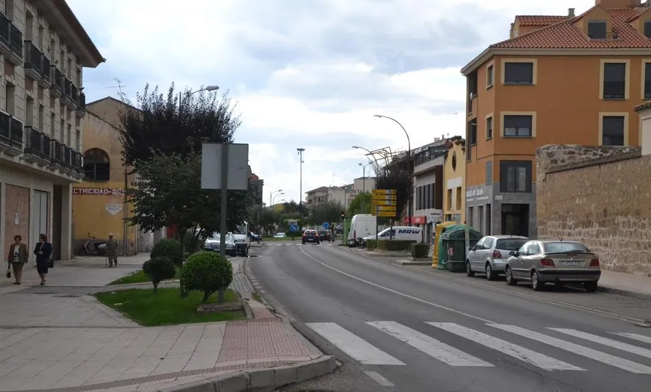 Zona donde se produjo el atropello