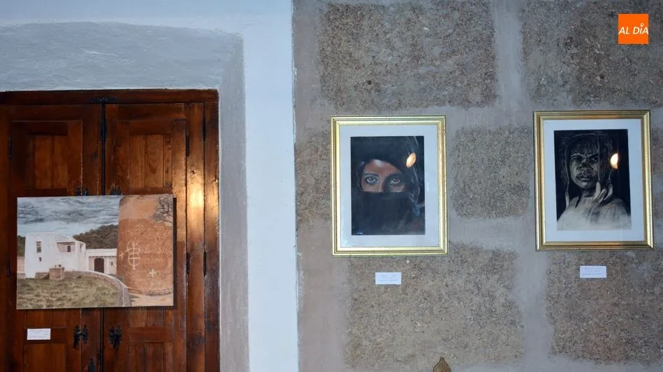Foto 3 - Arte y solidaridad de la mano en una interesante exposici&oacute;n en San Felices de los Gallegos