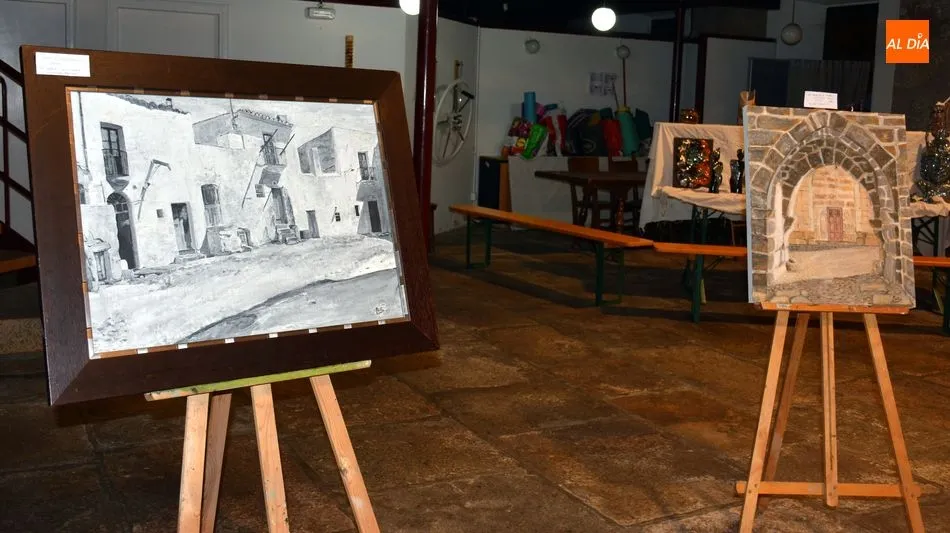 Foto 6 - Arte y solidaridad de la mano en una interesante exposici&oacute;n en San Felices de los Gallegos
