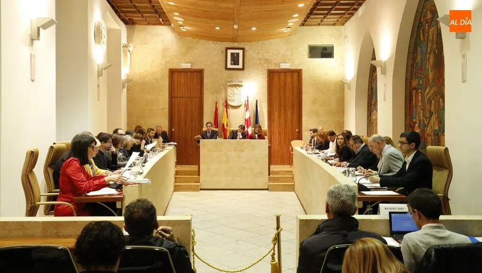 Pleno ordinario celebrado este miércoles. Foto: Lydia González