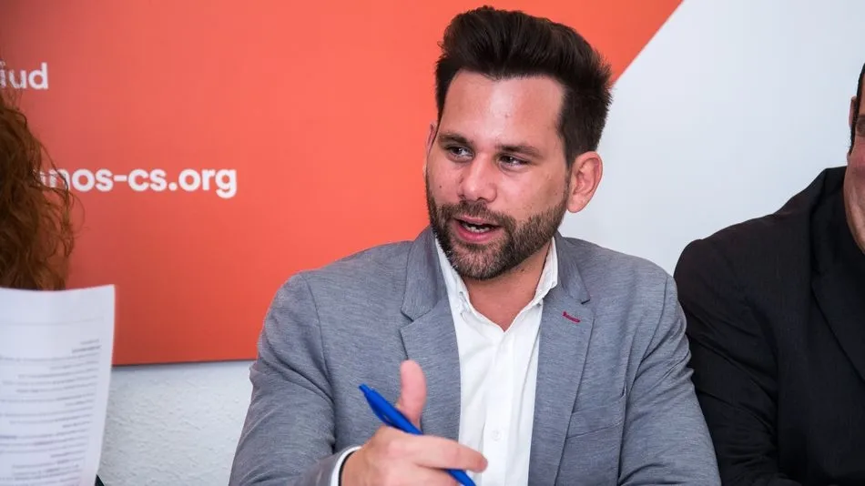 El portavoz del Grupo Municipal Ciudadanos en el Ayuntamiento de Salamanca, Alejandro González Bueno