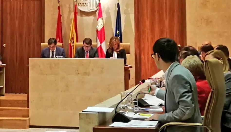José Luis Mateos, durante su intervención en el pleno
