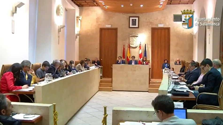 Un momento del Pleno Ordinario celebrado esta mañana.