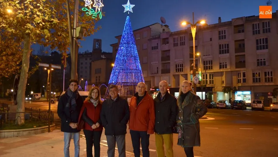 Encendido de la iluminación de Navidad en La Corredera