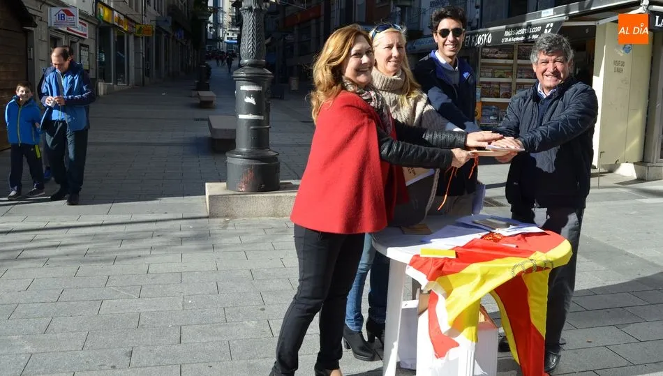 Los Populares en la Plaza de España de Béjar