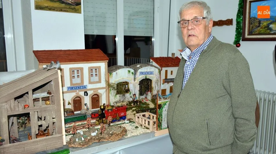 Foto 10 - La &ldquo;Estaci&oacute;n de Fregeneda&rdquo; acoge un Bel&eacute;n Navide&ntilde;o en el hogar del jubilado de Lumbrales