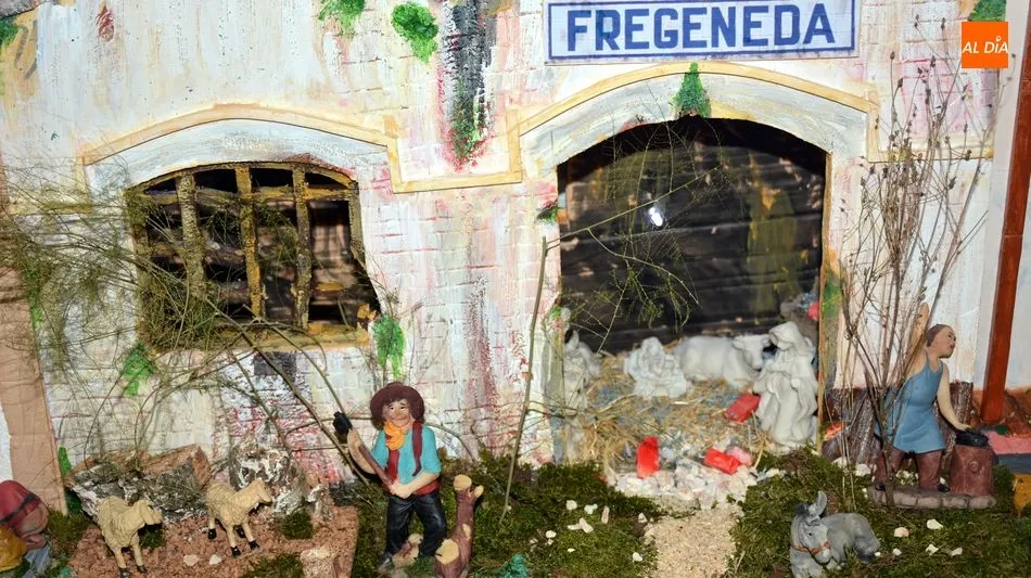Foto 8 - La &ldquo;Estaci&oacute;n de Fregeneda&rdquo; acoge un Bel&eacute;n Navide&ntilde;o en el hogar del jubilado de Lumbrales