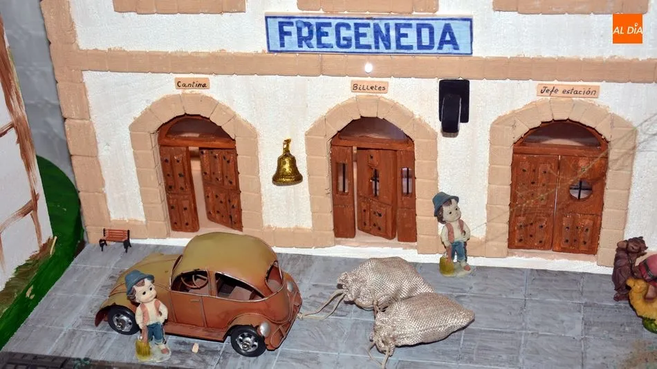 Foto 9 - La &ldquo;Estaci&oacute;n de Fregeneda&rdquo; acoge un Bel&eacute;n Navide&ntilde;o en el hogar del jubilado de Lumbrales
