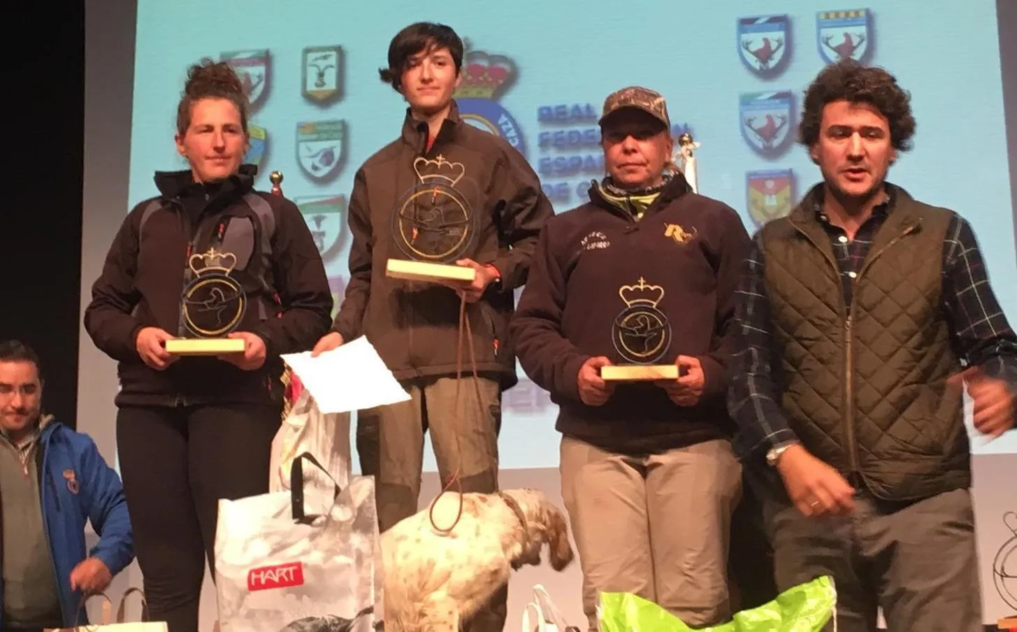 La mirobrigense Lidia Pérez se proclama campeona de España de caza menor con perro  