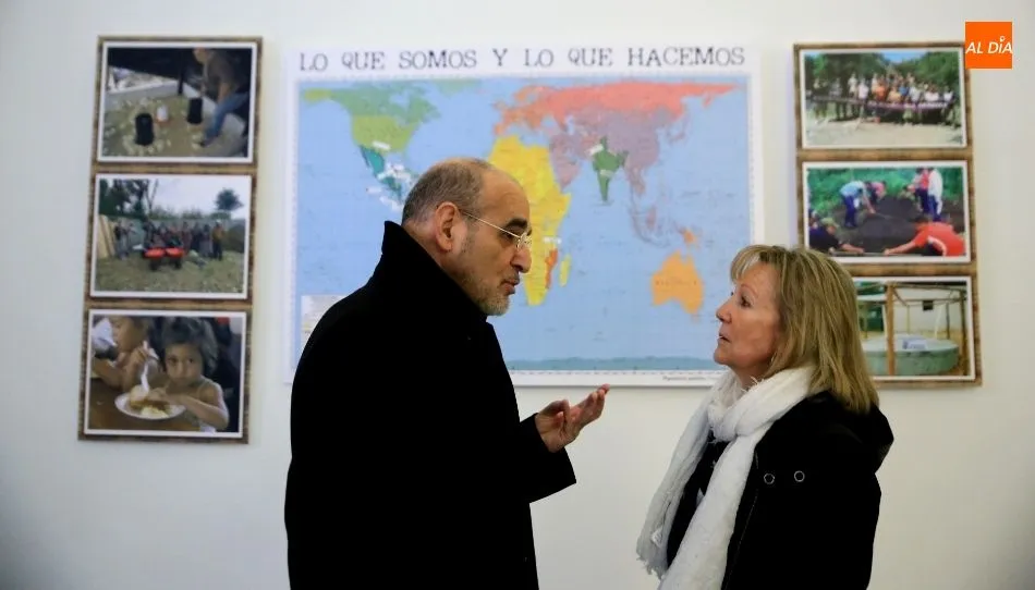 La concejala Cristina Klimowitz y el vicerrector Jacinto Núñez. Fotos: Alberto Martín