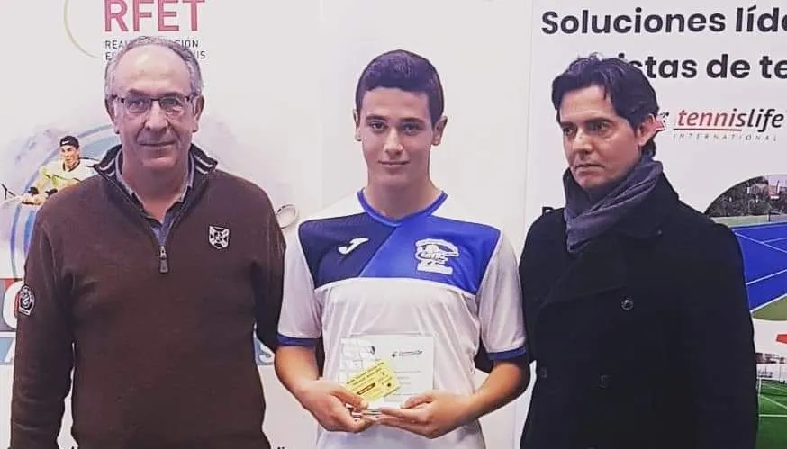 Carlos Sierra durante la entrega de premios del Máster de Valladolid