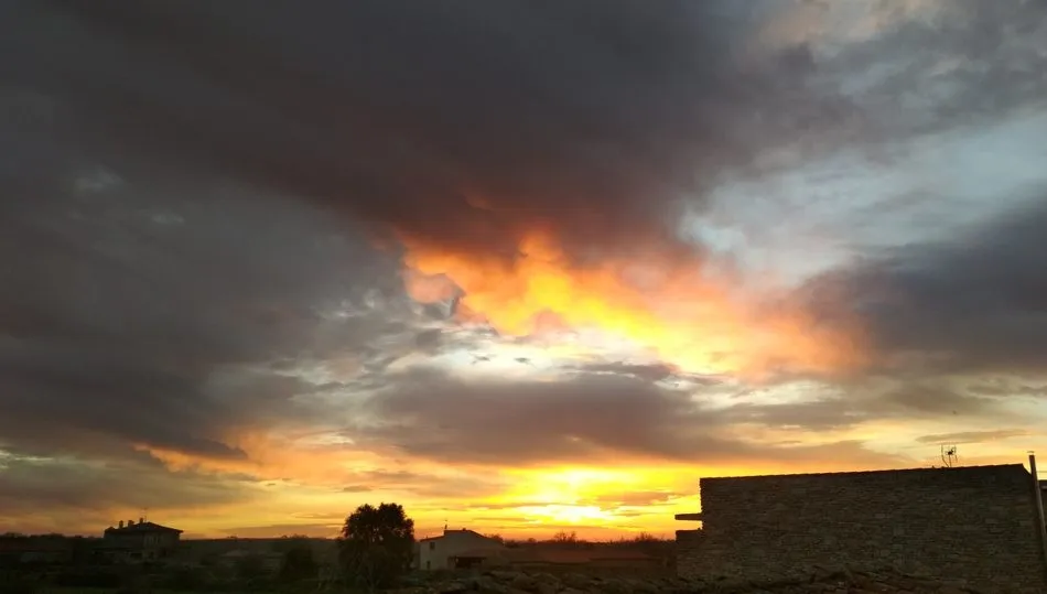 Bonito atardecer en Trabanca