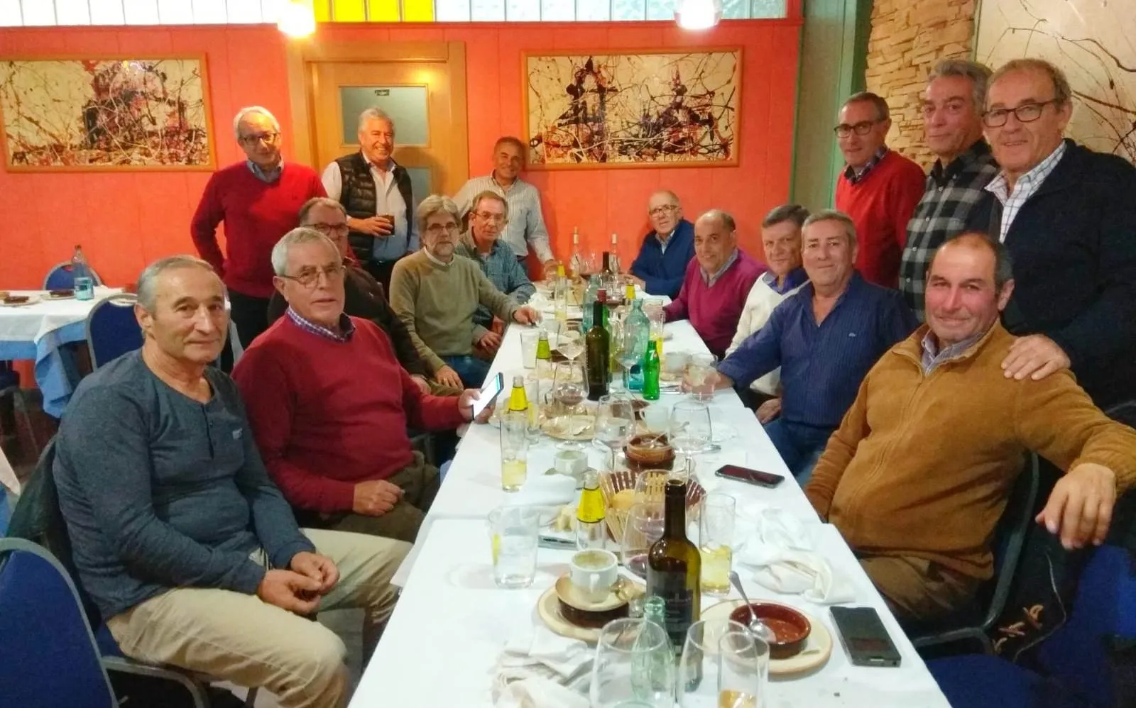 Los jubilados de ENUSA se reencuentran un año más por Navidad  