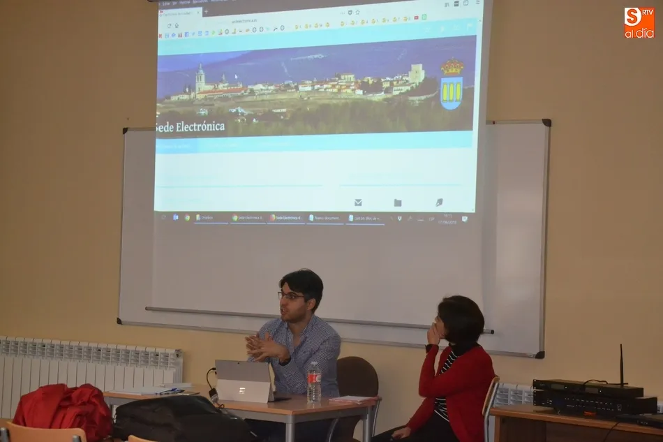 Imagen de la anterior sesión sobre la Sede Electrónica convocada por el Ayuntamiento