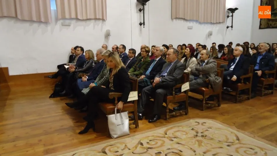 Foto 2 - Defensa de los valores europeos en el homenaje a Mu&ntilde;oz Torrero en la Universidad de Salamanca