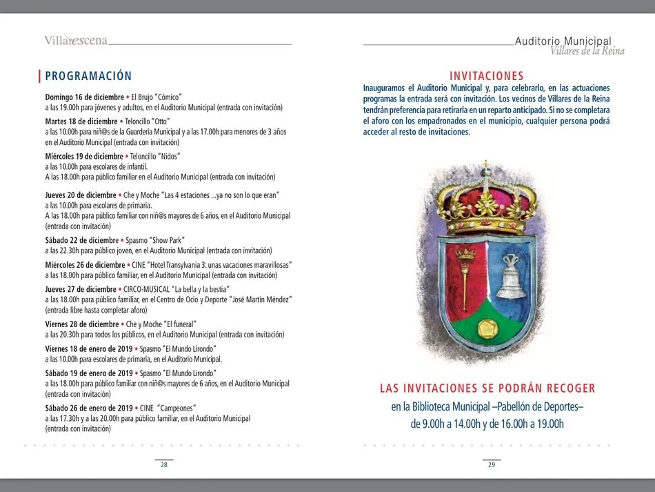 Foto 2 - Villares de la Reina estrena el Auditorio Municipal con una completa y variada programaci&oacute;n...