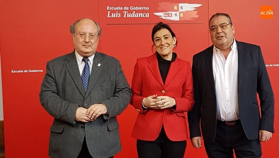 Enrique Cabero, Ana Sánchez y Fernando Vegas