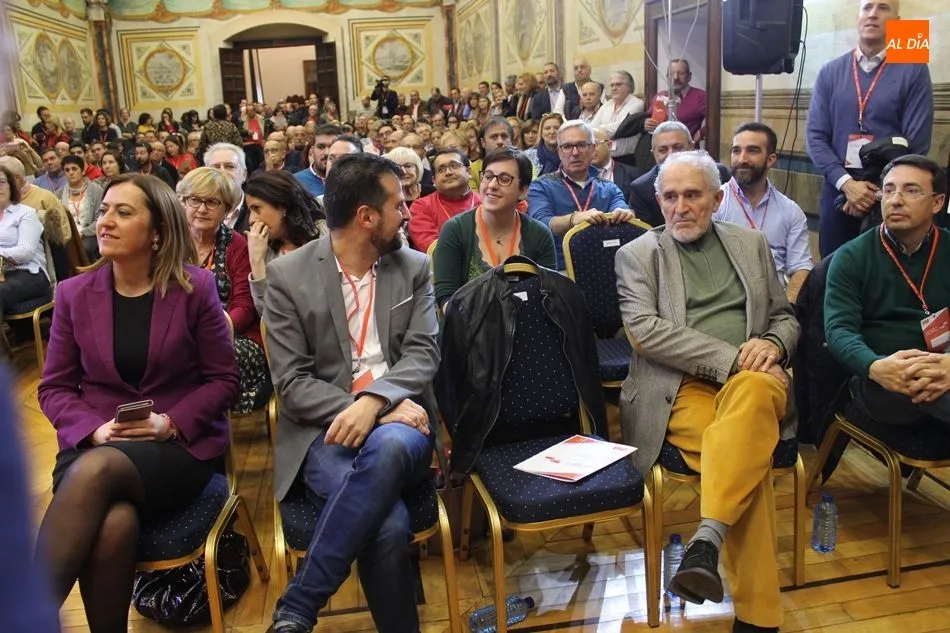 De izq. a dcha., Virginia Barcones, Luis Tudanca, Demetrio Madrid y Fernando Pablos