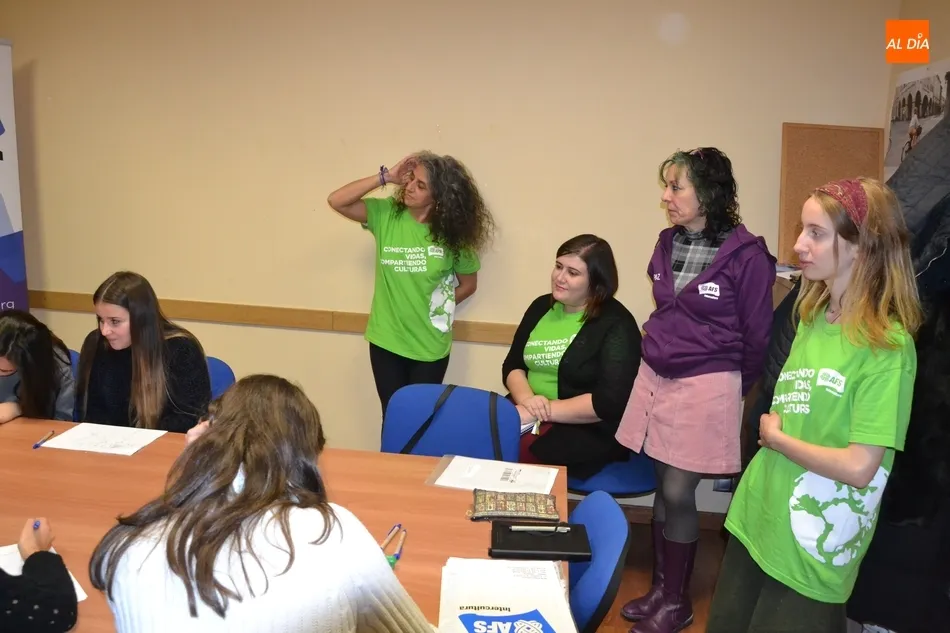 Foto 4 - Seis j&oacute;venes de los IES mirobrigenses muestran su inter&eacute;s en irse de intercambio el pr&oacute;ximo...